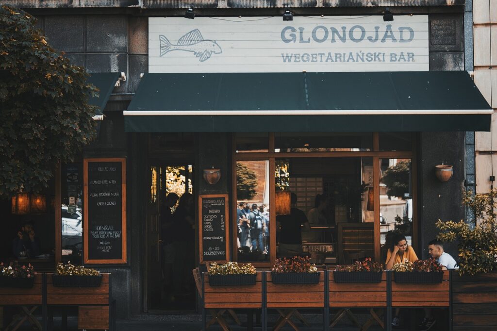Street Cafe, Kraków, Poland